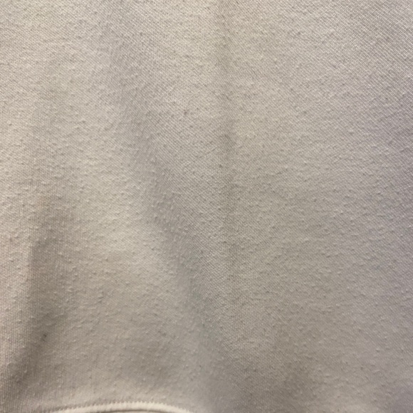 Zara Oversized Pink Faux Fur Balloon Sleeves Plush White Sweater - Picture 7 of 7